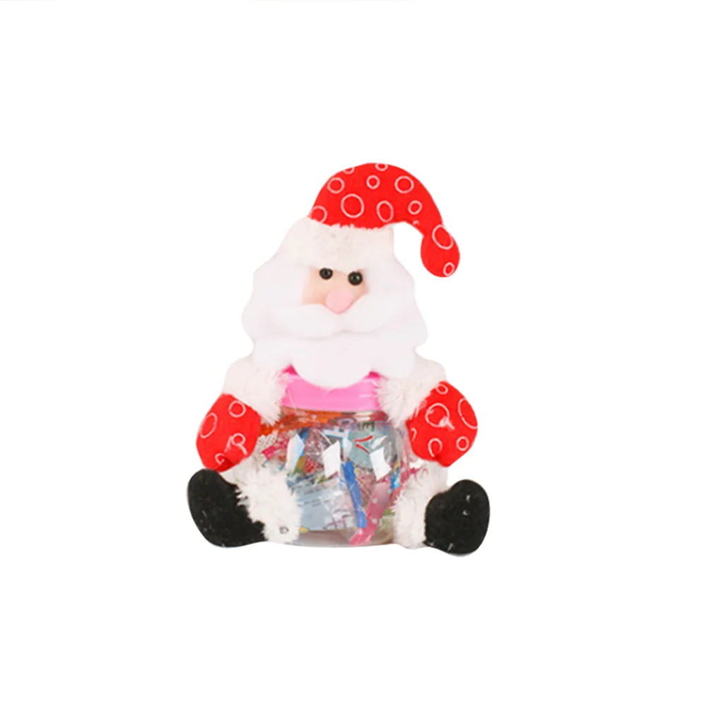 Santa Claus Веселая Рождественская ваза для конфет счастливый Рождественский Санта-Клаус/Снеговик/Лось/Медведь узор сахар чулки Подарочная коробка для новогоднего домашнего декора P20 - Цвет: Santa Claus
