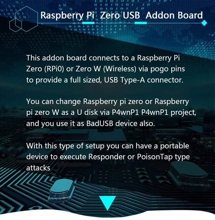The Raspberry Pi Zero Pi zero W Pi Zero WH BadUSB Board Bundle Pi0 Addon Board