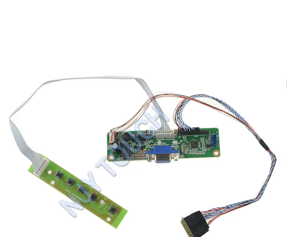

Плата контроллера с VGA на LVDS LCD для B156RW01 V0 B156RW01 V1 B156RW01 V3, 15,6 дюймов, X 90, фотоэкран
