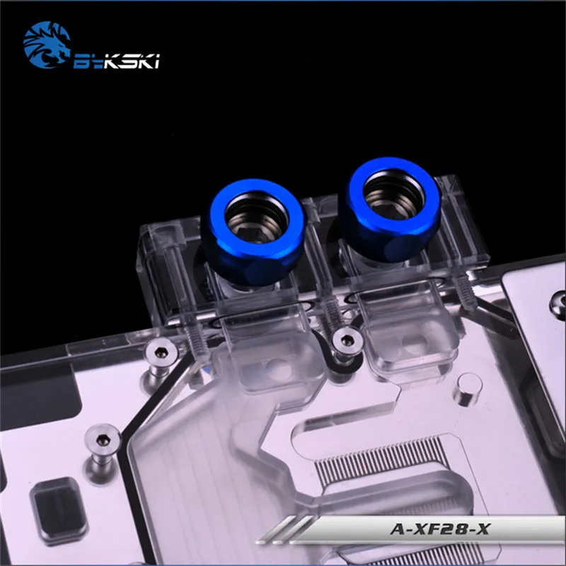 Водяной блок Bykski с полным покрытием графического процессора для XFX R9 280 6G Magic Honor
