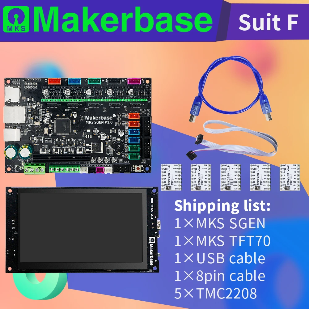 Makerbase 3D принтер контроллер комплект MKS SGen и TFT70 | Компьютеры офис
