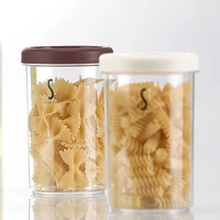 inomata transparent plastic canister food dried fruit jar storage tank