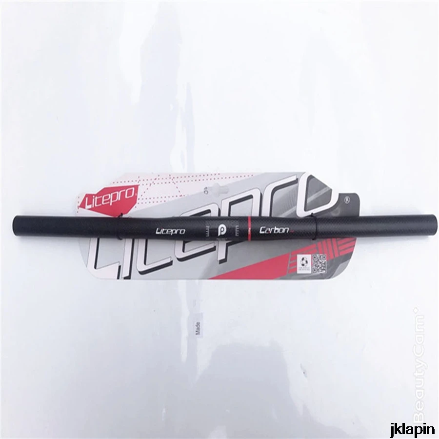 Litepro BMX велосипед руль из углеродного волокна для один-образный LP углерода Pro 25,4*580 мм велосипедный вынос руля рукоятка прямо по горизонтали