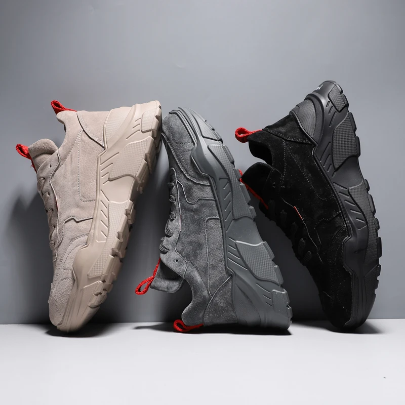 Брендовые мужские кожаные кроссовки Сезон весна осень Туфли оксфорды для офиса