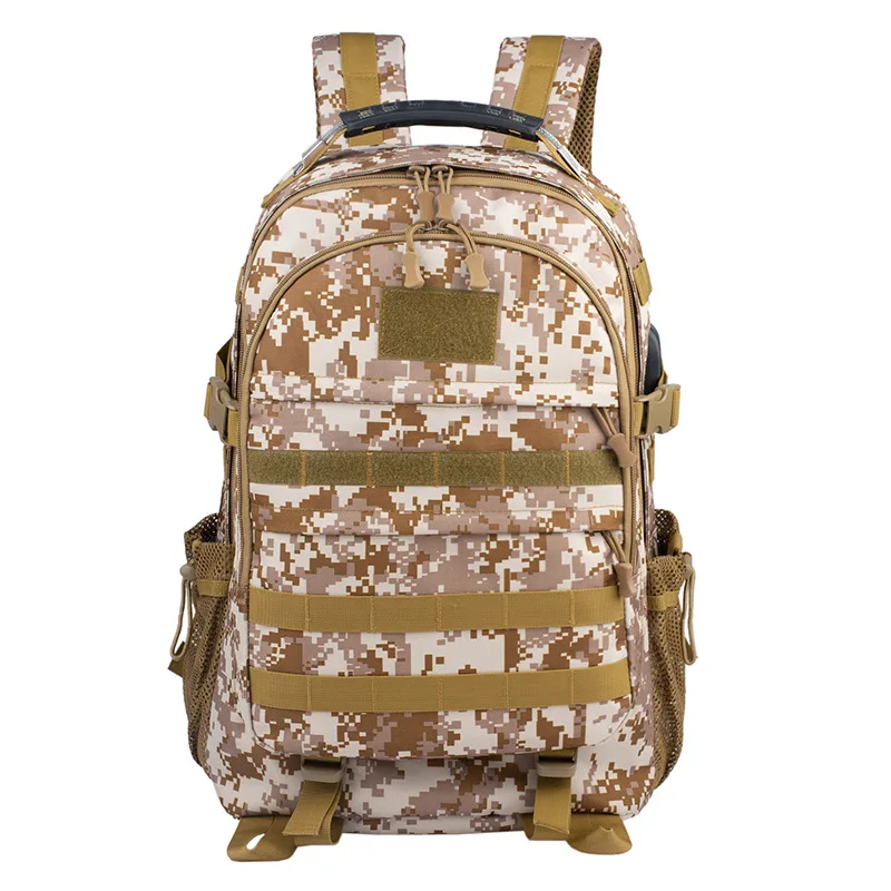 Usb зарядка Военная армейская Сумка тактический рюкзак 30л Mochila Militar 15 дюймов рюкзак для ноутбука для походов на открытом воздухе - Цвет: deset digital