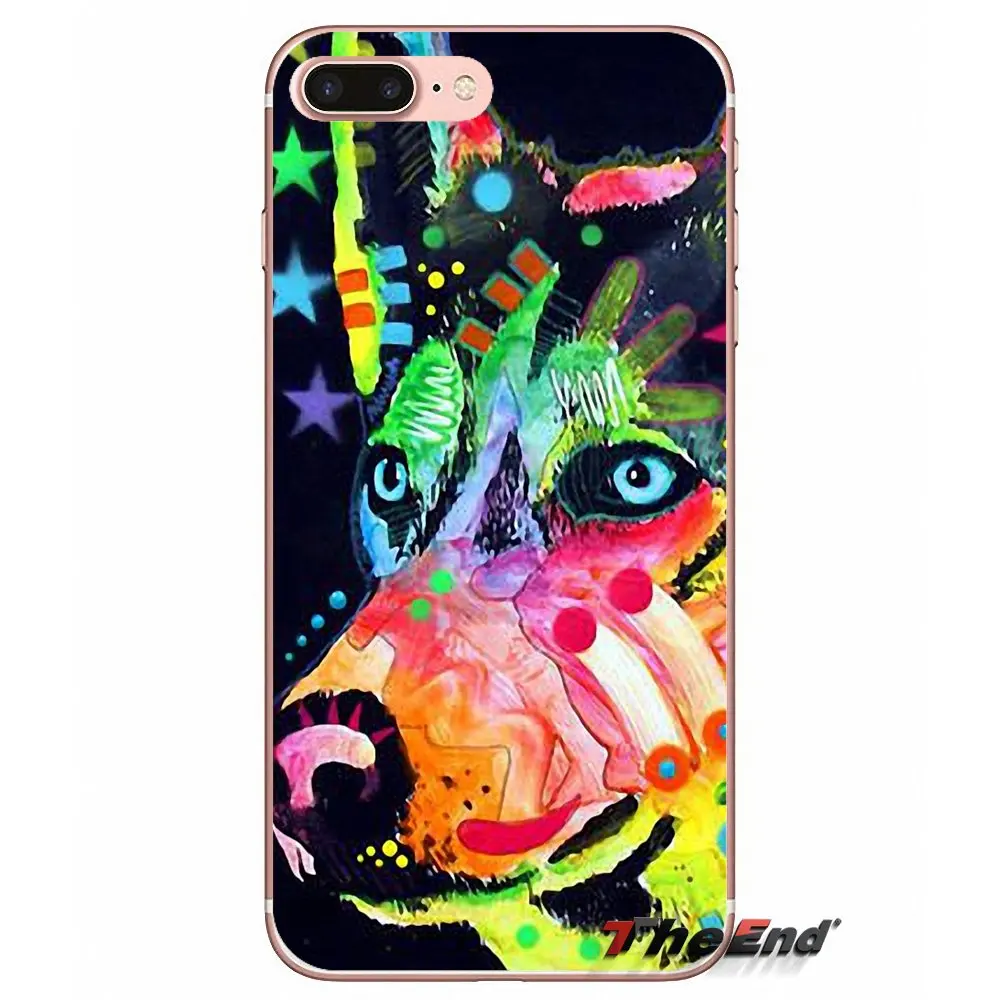 Для Apple iPhone X 4 4S 5 5S SE 5C 6 6S 7 8 Plus 6Plus 7plus 8plus Fundas Coque Siberian Husky Dog puppies Силиконовый ТПУ