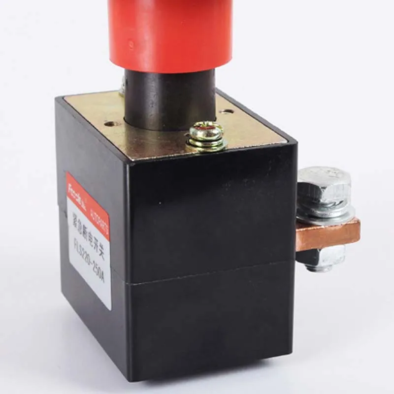 FLS220 250A DC 36V красная Грибовидная головка аварийный стоп кнопка переключатели для