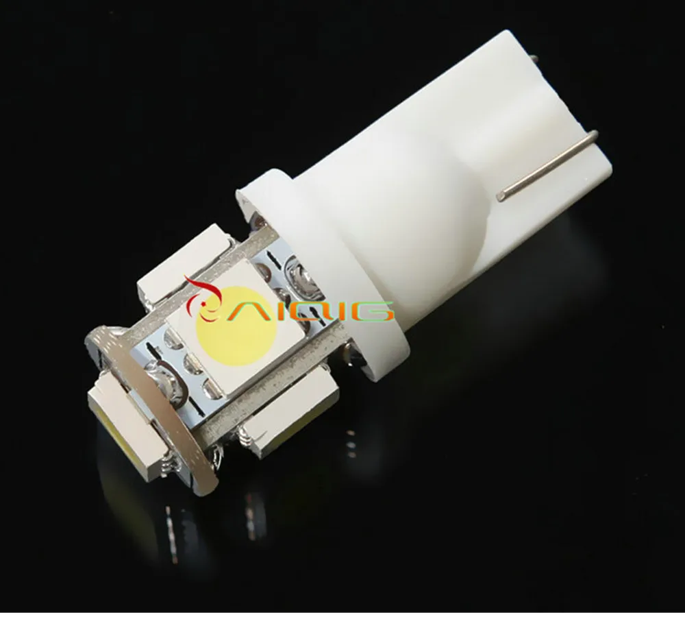 T10 5 SMD 5050 белый сигнал 501 194 W5W светодиодный ная лампа для приборной панели