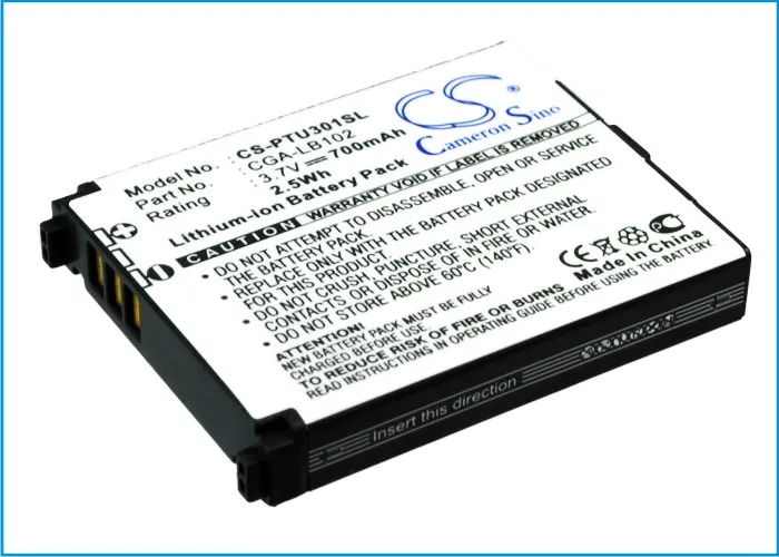 Аккумулятор Cameron Sino 700 мА · ч CGA-LB102 для Panasonic KX-TU301 GME KX-TU311 KX-TU321 KX-TU325 | Мобильные