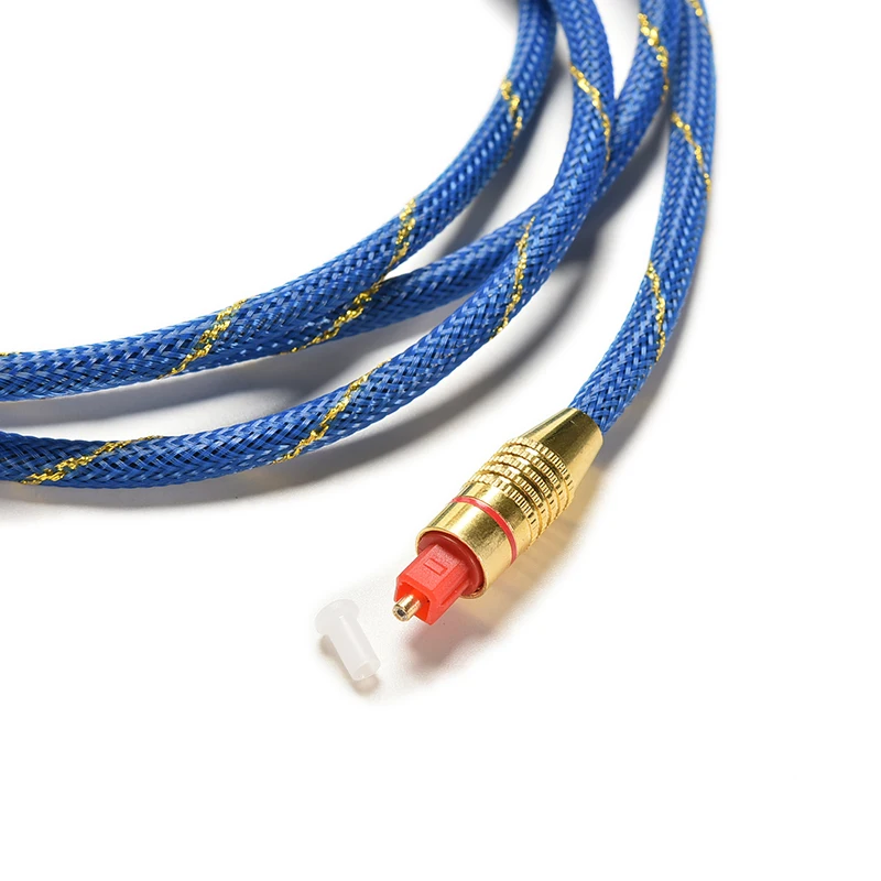 Цифровой оптический аудиокабель Toslink 2 м коаксиальный кабель SPDIF для Blu ray CD DVD