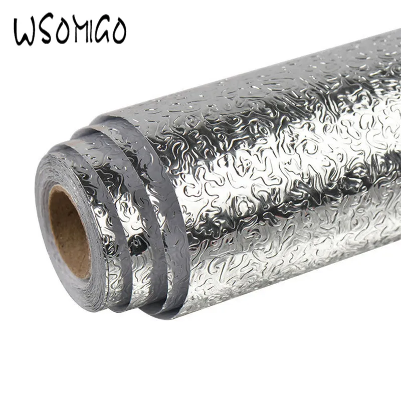 Кухонные аксессуары WSOMIGO 40*100 см самоклеящиеся для кухни маслостойкие стикеры на
