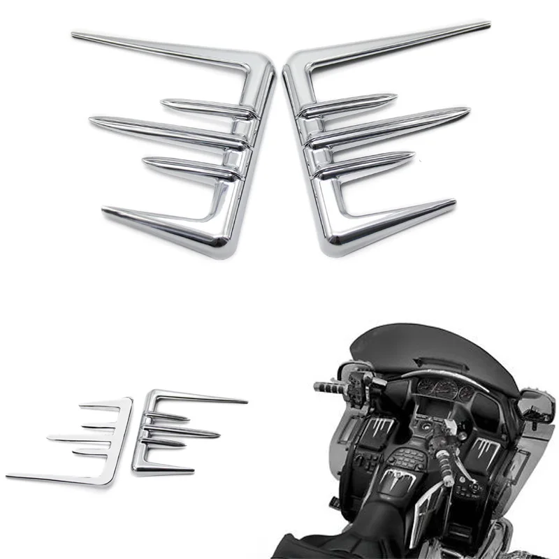 For Honda GL1800 GL1800A Goldwing 2001-2010 ABS Motorcycle Chrome Glove Box Accents Trims