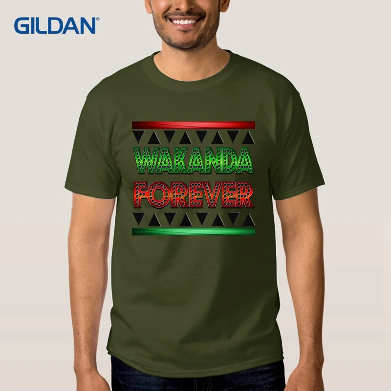 Custom T-Shirt Designer Wakanda Forever Create A Shirt 2018 Mens Best Shirts | Мужская одежда