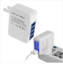 2.1A/1A на 2-портный Dual Порты и разъёмы USB сетевой адаптер Зарядное устройство штепсельная вилка американского стандарта для samsung S4 S5 для iPhone Универсальный держатель для мобильного телефона