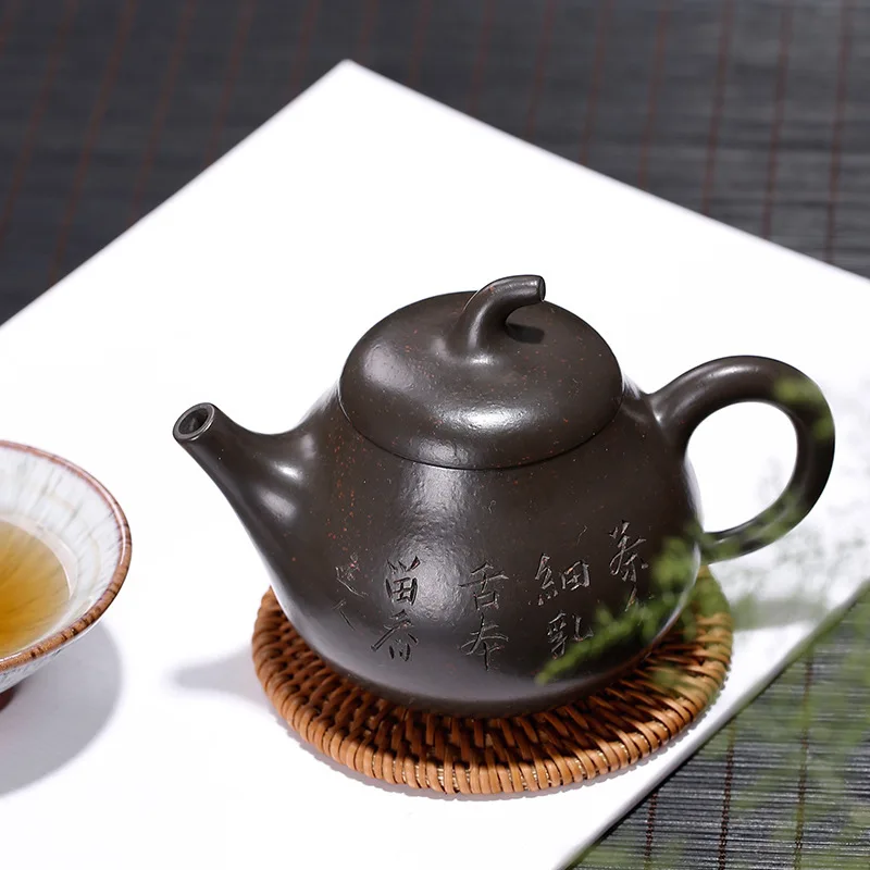 Пескоструйная бутылка для руды Tianqing Niwang Zhenxue подлинный ручной работы чайник под