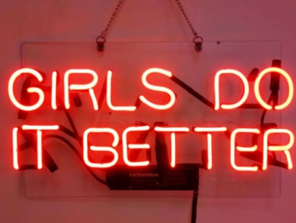

Custom Girls Do It Better Glass Neon Light Sign Beer Bar