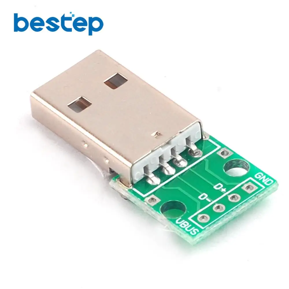 2 шт. адаптер конвертер USB на DIP для печатной платы 54 мм|usb supply|usb tousb to dip |