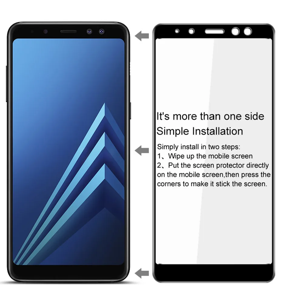 20D 9H закаленное стекло на A8 экран протектор для samsung Galaxy A8 Plus A8S A 8 A8plus A82018 A80 защитная пленка