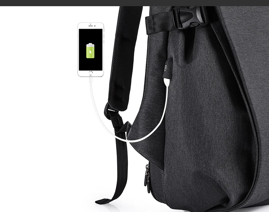 Tangcool модный мужской рюкзак для ноутбука 17," с usb-портом, водонепроницаемый рюкзак для путешествий, Большой Вместительный школьный рюкзак для колледжа