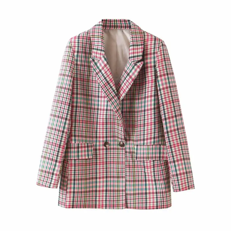 Женский костюм осень 2019 новый модный клетчатый Блейзер и мини Офисная Женская