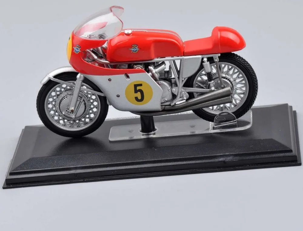 Дешевые игрушки 1/22 масштаб MV AGUSTA.4cil. 500cc чемпион мира 1963/64/65 Rider M. hailwood мотоцикла литые игрушечные модели