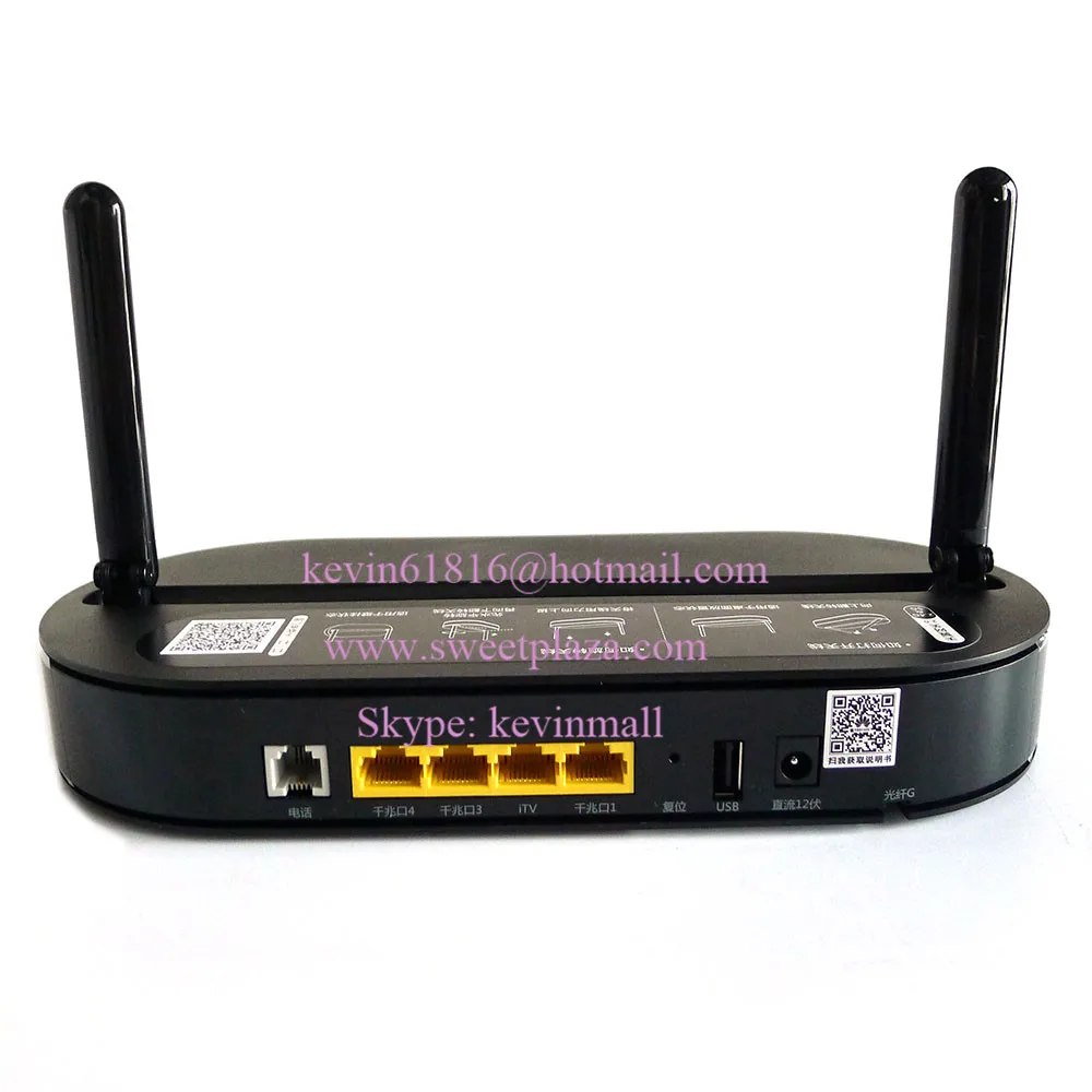 HS8145V SC/UPC GPON ONU 4GE порт + 1 телефон 2USB с 2 4G & 5G двухдиапазонный WiFi двойные внешние