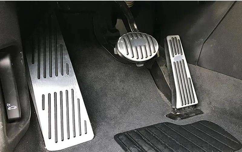 AT Fuel Brake Footrest Pedals Pads for BMW F48 X1 F45 2Series Foot Rest Car Cover Trim Pad Aluminium Gas Accelerator Anti-Slip | Автомобили