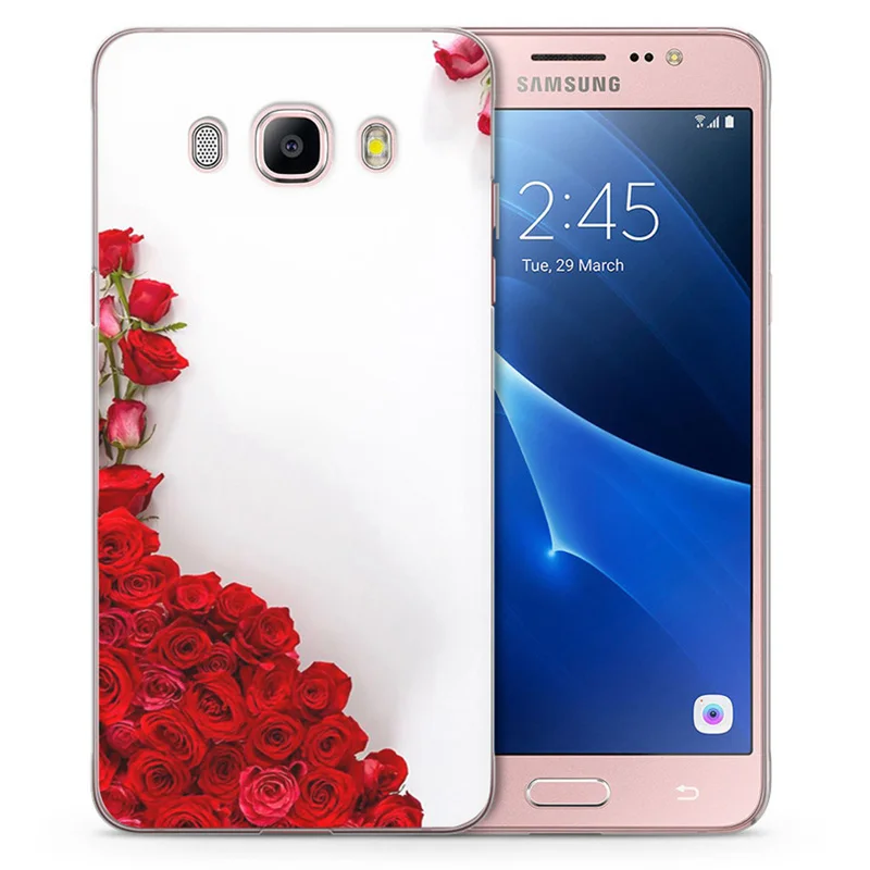 Thin Back Cases For Samsung Galaxy J1 J2 J3 J5 J7 Case Luxury Flower Painted Soft TPU Silicone Cover J120 J330 J530F C835 |