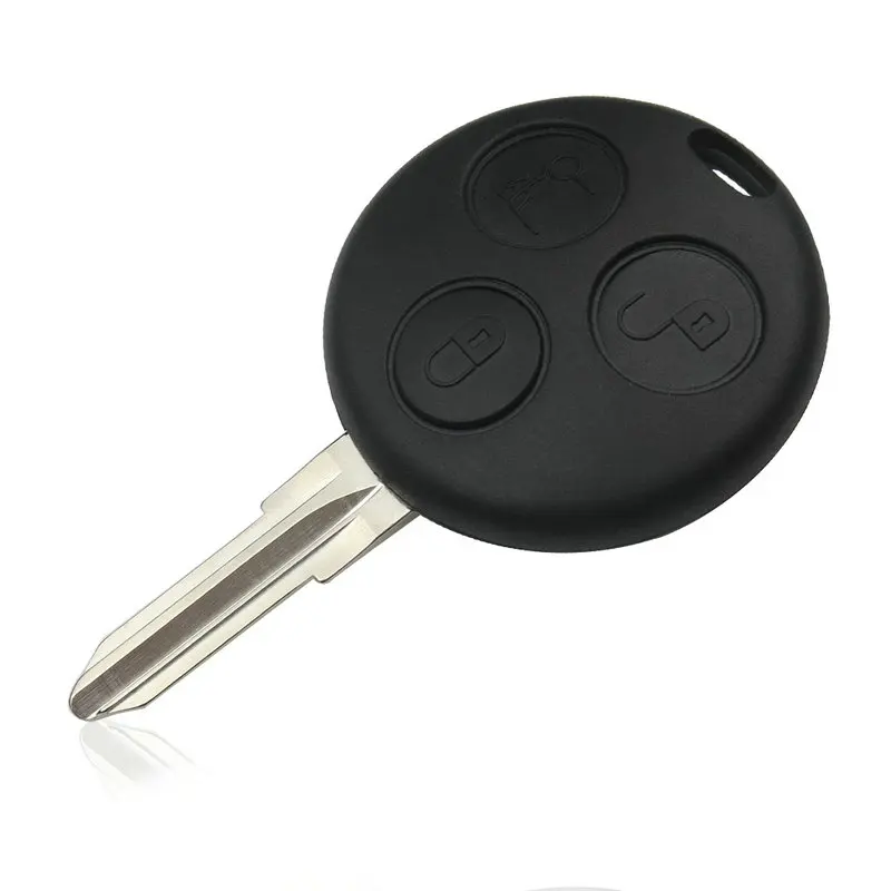 Ordinary Style OkeyTech для Mercedes Benz Smart для двух ключей Forfour Shell 3 кнопки Замена дистанционного ключа автомобиля чехол с Uncut Blade - Цвет: Ordinary Style