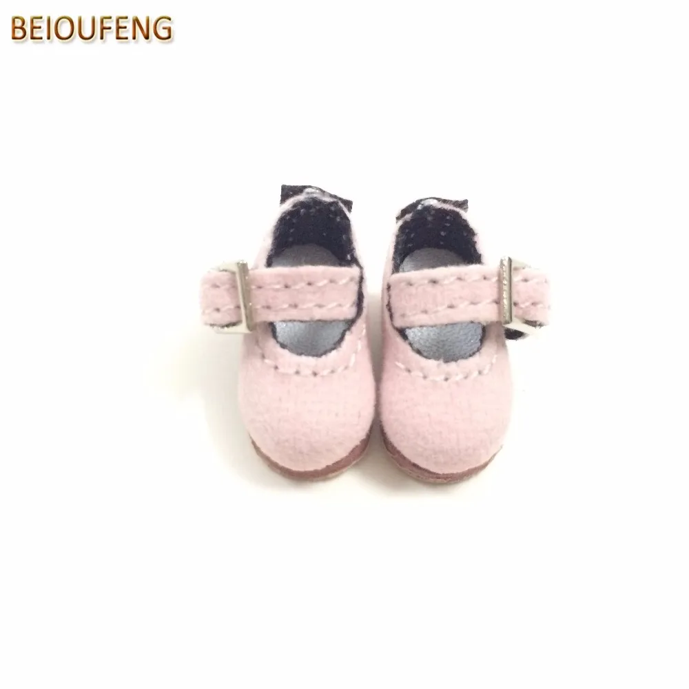 BEIOUFENG 1/8 BJD обувь для куклы Blythe игрушки, мини-игрушки сапоги для куклы Lati Pukifee, BJD обувь для кукол 2 пара/лот