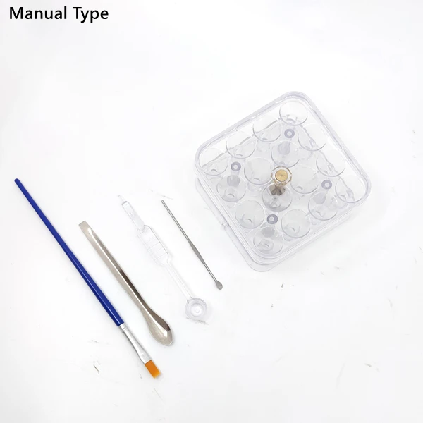 Manual Type 16 отверстий, ручная Капсульная доска для наполнителя, машина, размер 0, сделай сам, фармацевтическая травяная пудра, таблетки, лекарства, капсулы, наполнитель, набор инструментов - Цвет: Manual Type