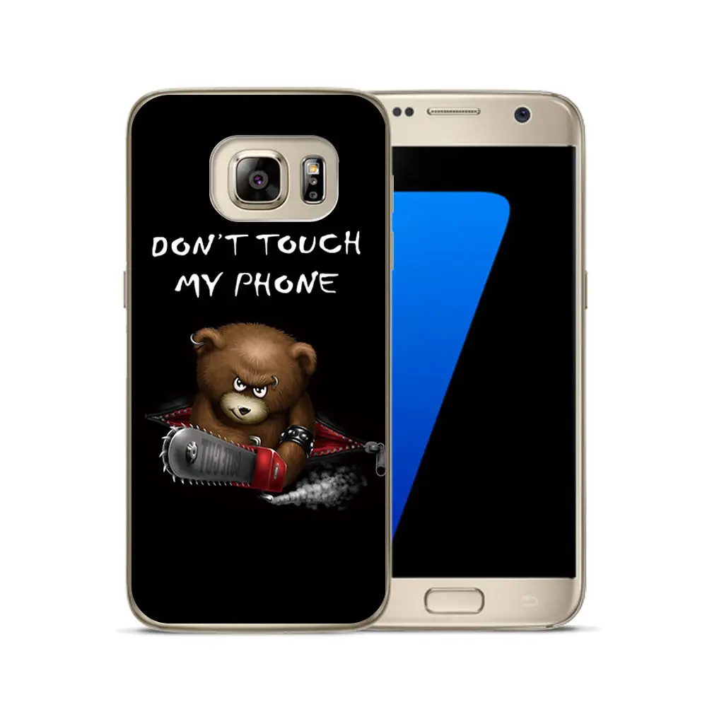 Умный защитный чехол для телефона Samsung S6 edge мягкий TP Для S8 прозрачный окрашенный