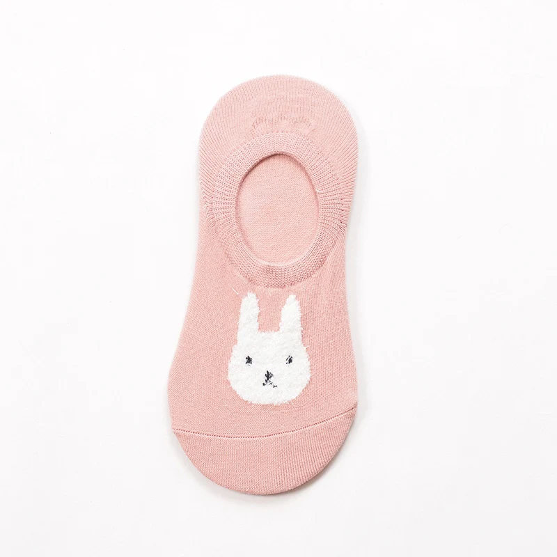 Socks 7 Новинка; короткие женские невидимые летние носки; женские носки-невидимки; Хлопковые женские носки с закрытым носком и рисунком Тоторо; забавные плюшевые носки-Тапочки - Цвет: Socks 7
