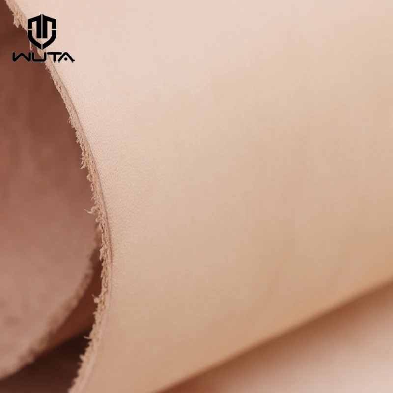 WUTA Natural Vegetable Tanned Cowhide Leather Piece Tooling Engraving Leathercraft Diy Material Turkey Imported 5/6oz Pre-cut | Дом и сад