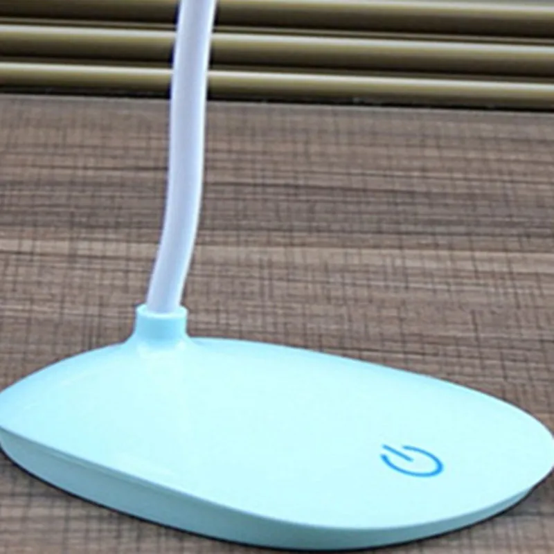 AC 5V USB зарядка 360 гибочная Гибкая Настольная лампа 18 светодиодов прикроватная для