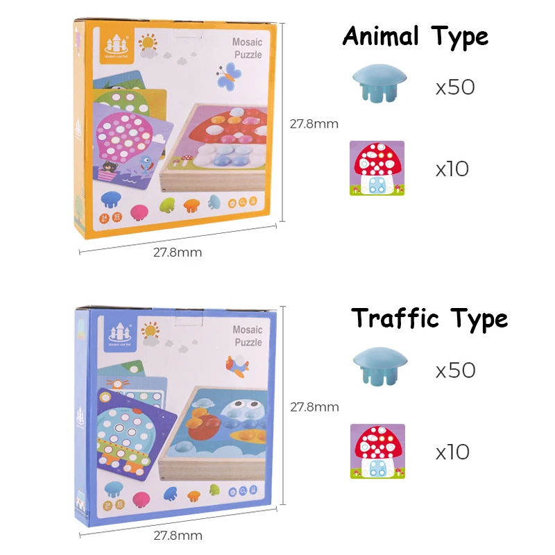 3D деревянные пазлы игрушки для детей композитная картинка головоломка
