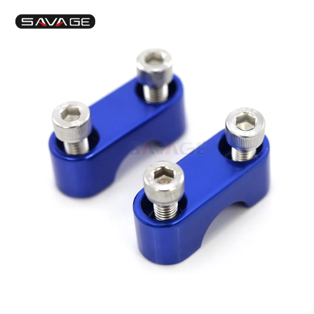 Blue Руль перетаскивания бар зажим Кепки Зажимная Крышка для YAMAHA XT 660 R/X/Z TENERE FZS 1000 FZ8 N FAZER TDM 900 зажим крышки Кепки s - Цвет: Blue