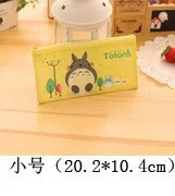 Kawaii/3 варианта дизайна-Тоторо ПВХ 20*9 см Сумка Для монет; 22 см средний мешок монетки, A4 32*23 см монета файл заполнения сумка чехол