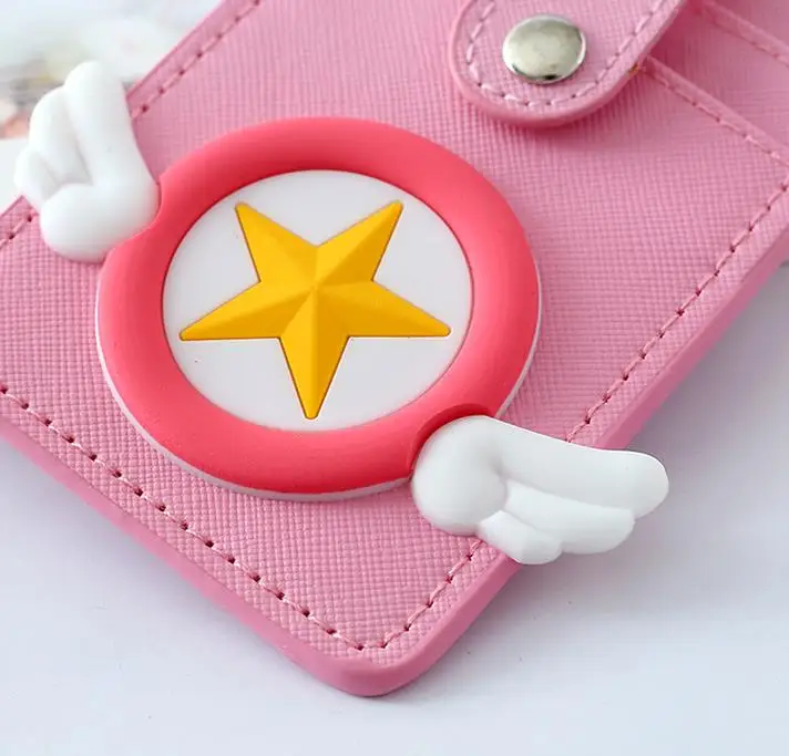 1 шт. популярный японский мультфильм Card Captor Sakura Bank чехол для автобусной карты колокольчик Набор Косплей держатель для карт фигурки кулон Сумка для документов