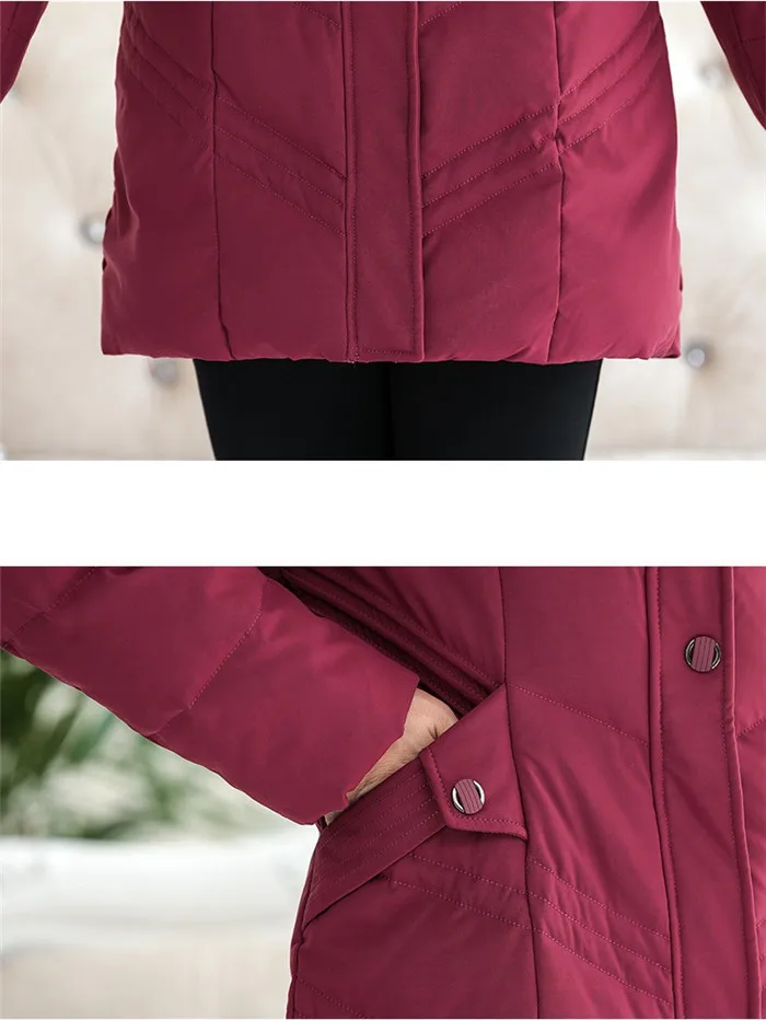 Высокое качество, большие размеры, XL-10XL, зимние парки, женское пуховое хлопковое пальто, толстые теплые куртки с капюшоном, женские парки с меховым воротником, пальто, G31