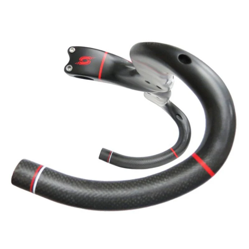 

Bended carbon fiber one highway Full Carbon Fiber Road Bike Handlebar Highway Bicycle Handle Carbon Road Handlebar Bike Parts