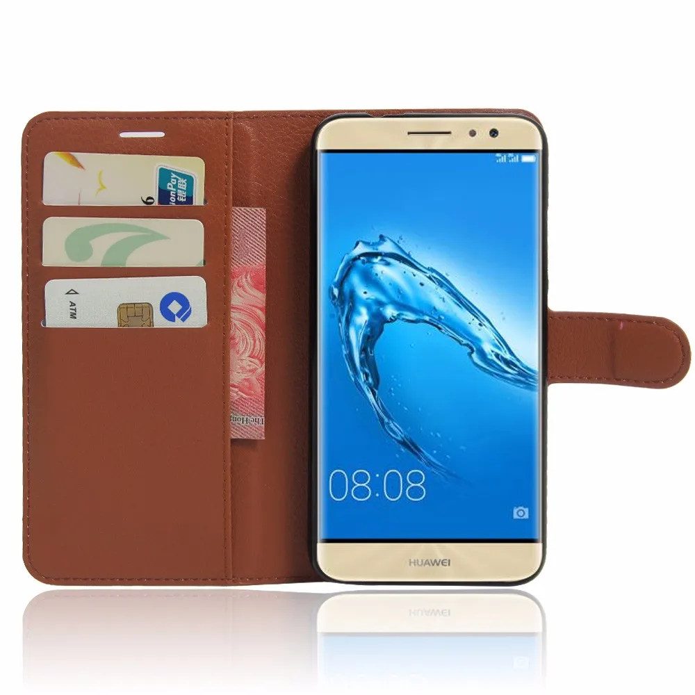 Роскошный силиконовый чехол для телефона Carcasa Etui чехол для huawei Y3 Y5 II Y6 II P6 P7 P8 P9 LITE/Мини плюс флип чехол-кошелек из искусственной кожи сумки коровьей кожи с подставкой