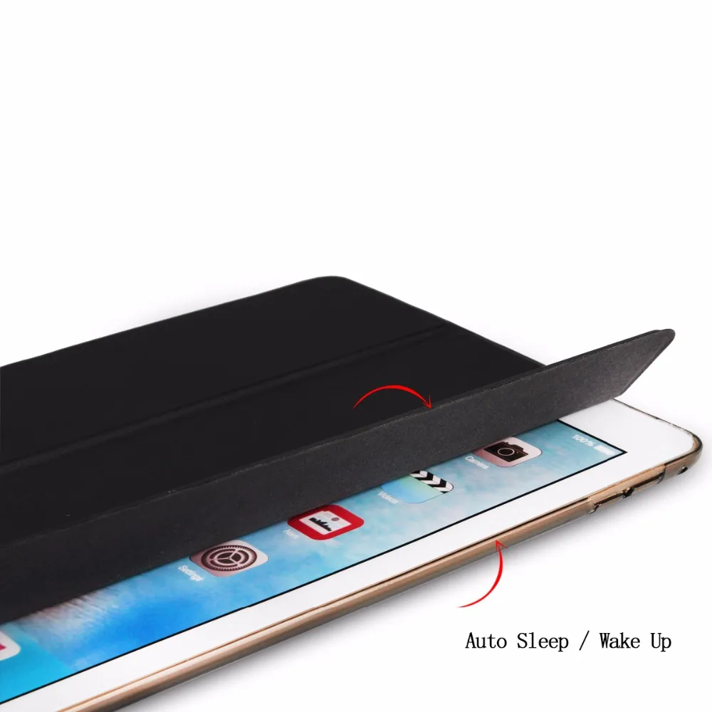 Тонкий умный чехол из искусственной кожи для iPad Pro 11 12 9 &quot2018 2020 /Air 4 Магнитный с