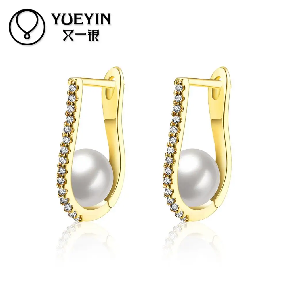 Женские Ювелирные изделия желтые серьги золотого цвета свадебные модные