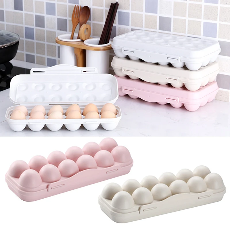 Открытый барбекю портативный пластиковый анти ломающийся 12 яиц держатель лоток