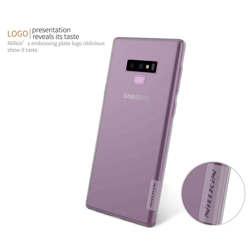 Nillkin мягкий натуральный ТПУ чехол для Samsung Galaxy Note 9 8 тонкий силиконовый прозрачный