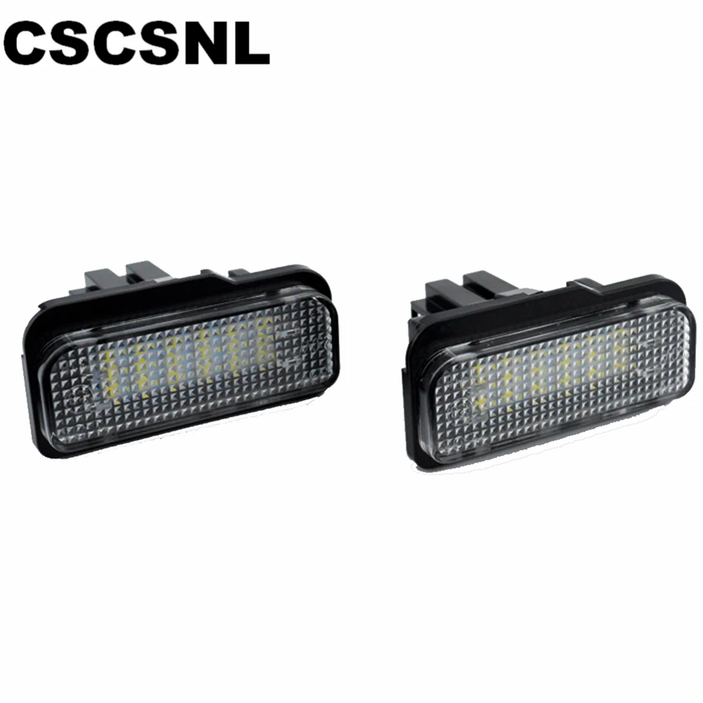 CSCSNL 2 шт. Автомобильные светодиодные лампы для номерного знака Mercedes W211 W203 5D W219 R171