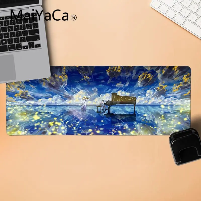 MaiYaCa крутой персонализированный Fashion Your Lie In April Нескользящие прочные силиконовые компьютерные коврики резиновая мышь прочный Настольный компьютер