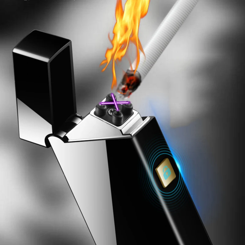 Оригинальные креативные ветрозащитные USB зарядка сенсорные индукционные