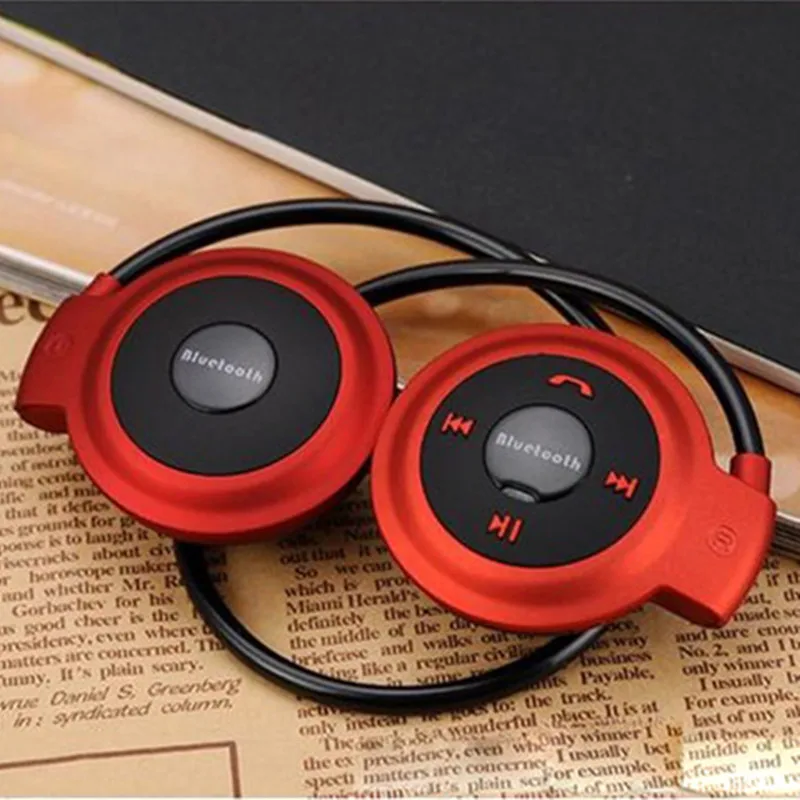 Мини 503 Шейным Беспроводные Bluetooth Наушники Handsfree Гарнитура С МИКРОФОНОМ Поддержка